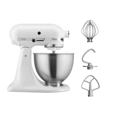 photo Kitchenaid 5K45SSEWH Blanc